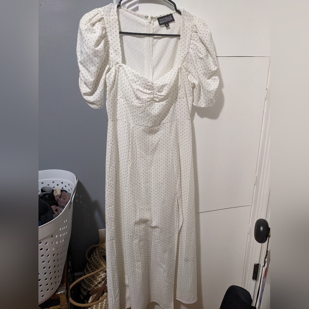 White Polka Dot Sundress